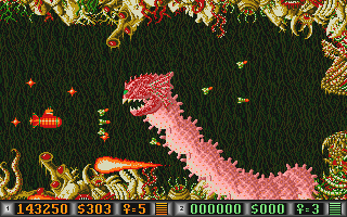 Blood Money atari screenshot