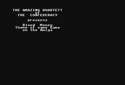 Blood Money Theme atari screenshot