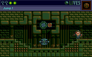 Blouma's Adventures atari screenshot
