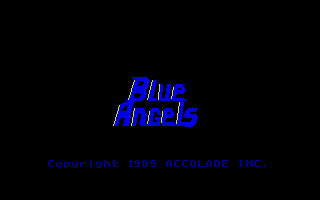 Blue Angels - Formation Flight Simulation atari screenshot