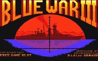 Blue War III atari screenshot