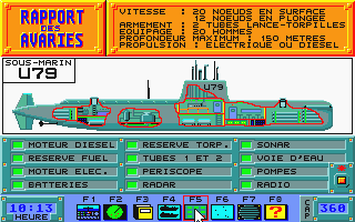 Blue War atari screenshot