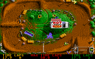 BMX Simulator atari screenshot