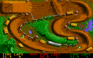 BMX Simulator atari screenshot