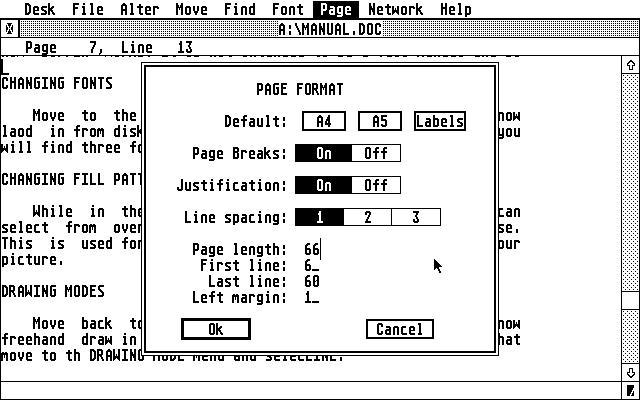 Boffin atari screenshot