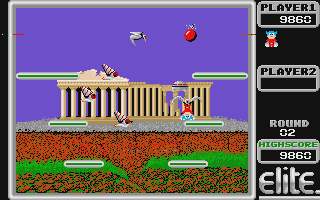 Bomb Jack atari screenshot