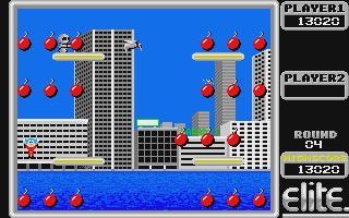 Bomb Jack atari screenshot