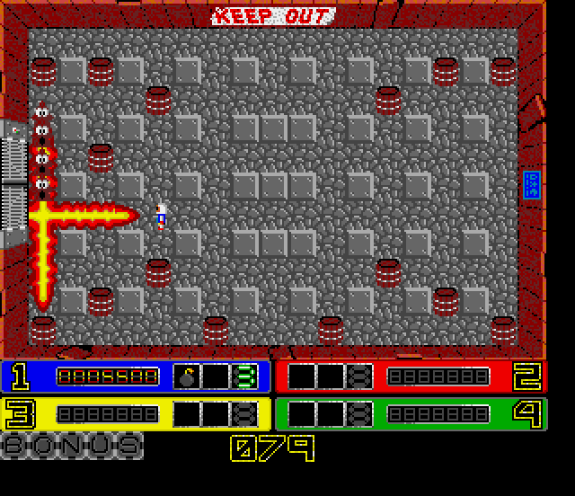 Bomb Squad atari screenshot