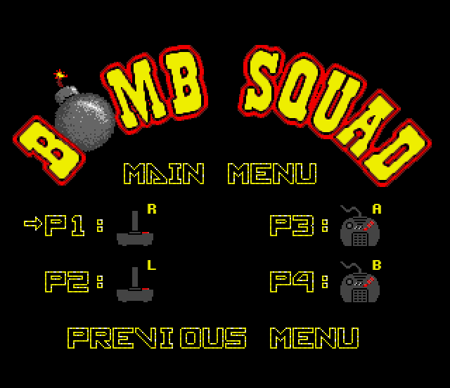 Bomb Squad atari screenshot