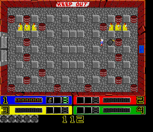 Bomb Squad atari screenshot