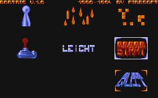 Bomtris atari screenshot