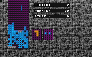 Bomtris atari screenshot