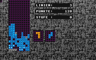 Bomtris atari screenshot