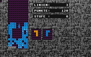 Bomtris atari screenshot