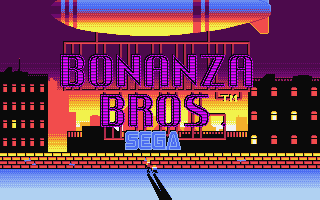 Bonanza Bros. atari screenshot