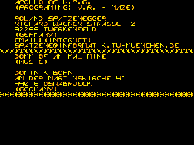 Boom [Falcon030] atari screenshot