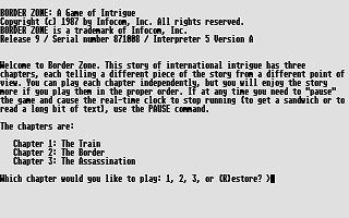 Border Zone - A Game of Intrigue — screenshot 1
