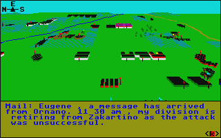 Borodino atari screenshot