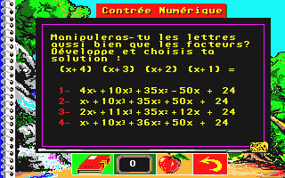 Bosse des Maths 4ème (La) atari screenshot