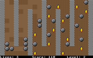 Boulder Smash atari screenshot