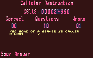 Brain Damage atari screenshot