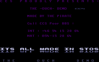 Brainstorm Megademo atari screenshot