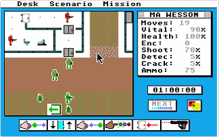 Breach atari screenshot