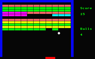 Breaknoid atari screenshot