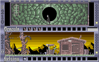 Brides of Dracula atari screenshot
