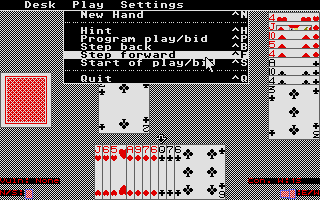 Bridge atari screenshot
