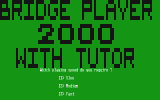 Bridge Player 2000