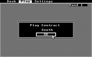 Bridge Tutor atari screenshot
