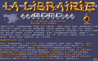 Real Brutal Techno Demo II (STE) atari screenshot