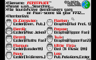 Real Brutal Techno Demo II atari screenshot