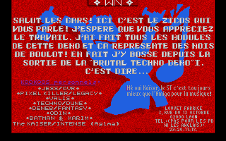 Real Brutal Techno Demo II atari screenshot