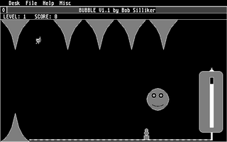 Bubble atari screenshot