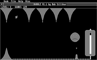 Bubble atari screenshot