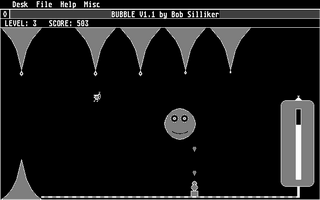 Bubble atari screenshot