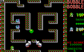 Bubble Bobble atari screenshot