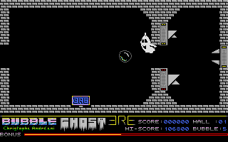 Bubble Ghost atari screenshot