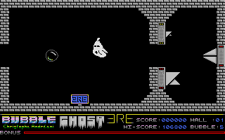 Bubble Ghost atari screenshot