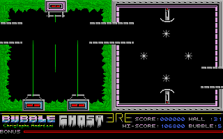 Bubble Ghost atari screenshot