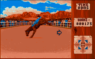 Buffalo Bill's Rodeo Games atari screenshot