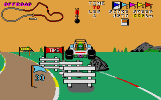 Buggy Boy atari screenshot