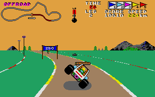 Buggy Boy atari screenshot