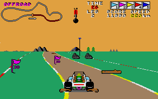 Buggy Boy atari screenshot