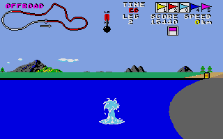 Buggy Boy atari screenshot