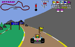 Buggy Boy atari screenshot