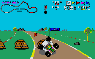 Buggy Boy atari screenshot