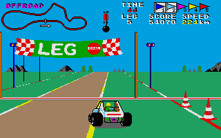 Buggy Boy atari screenshot